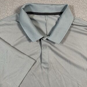Lululemon Polo Shirt Mens Large Tech‎ Pique Golf Athletic Performance Golf Mesh